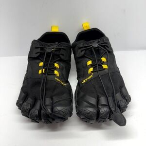 Vibram FiveFingers V-Trail 2.0 Womens 8 Black Barefoot Toe Shoes Running Jogging